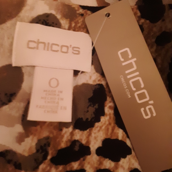 CHICO'S LEOPARD PRINT UTILITY JACKET - Picture 8 of 8